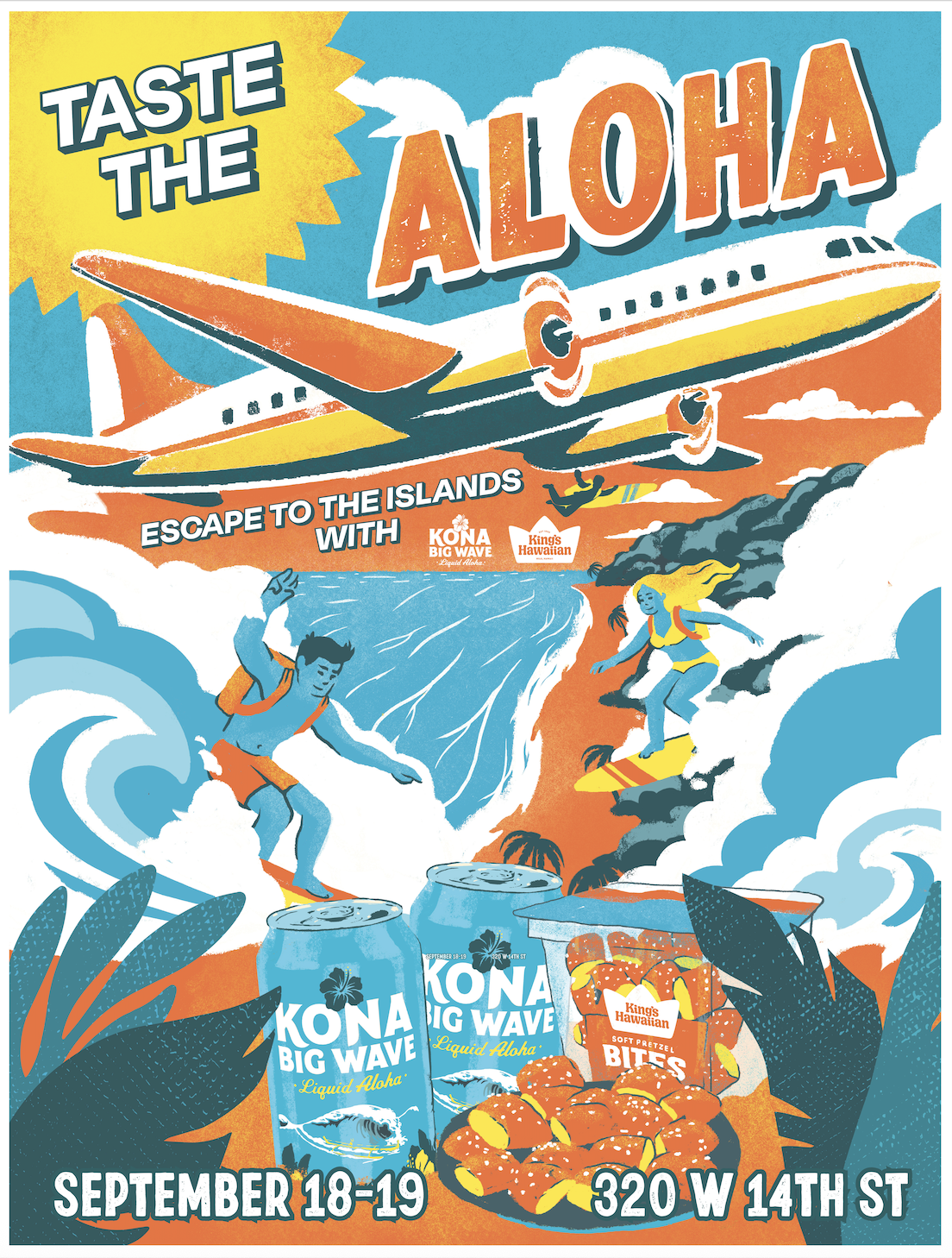 Kona Big Wave and King's Hawaiian Taste the Aloha — NYC for FREE